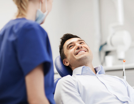 Willow Grove patient smiling after nitrous oxide sedation