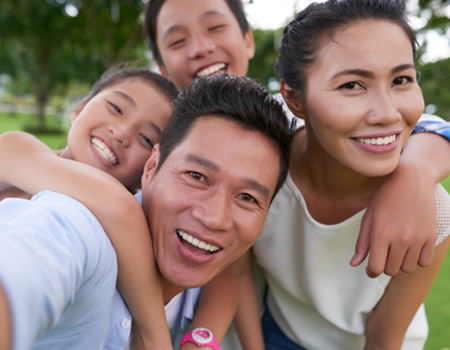 Willow Grove Family smiling